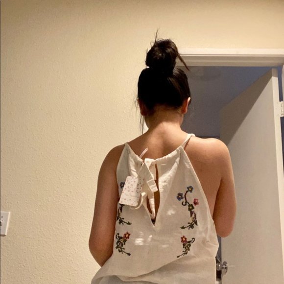 Free People Embroidered Tank - NWT - Picture 4 of 4